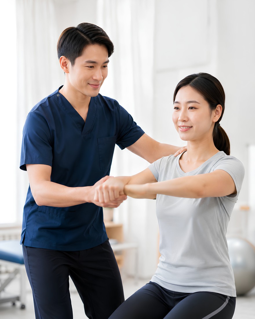 Minh họa hoạt động phục hồi chức năng trong tài liệu ENMUSUBI