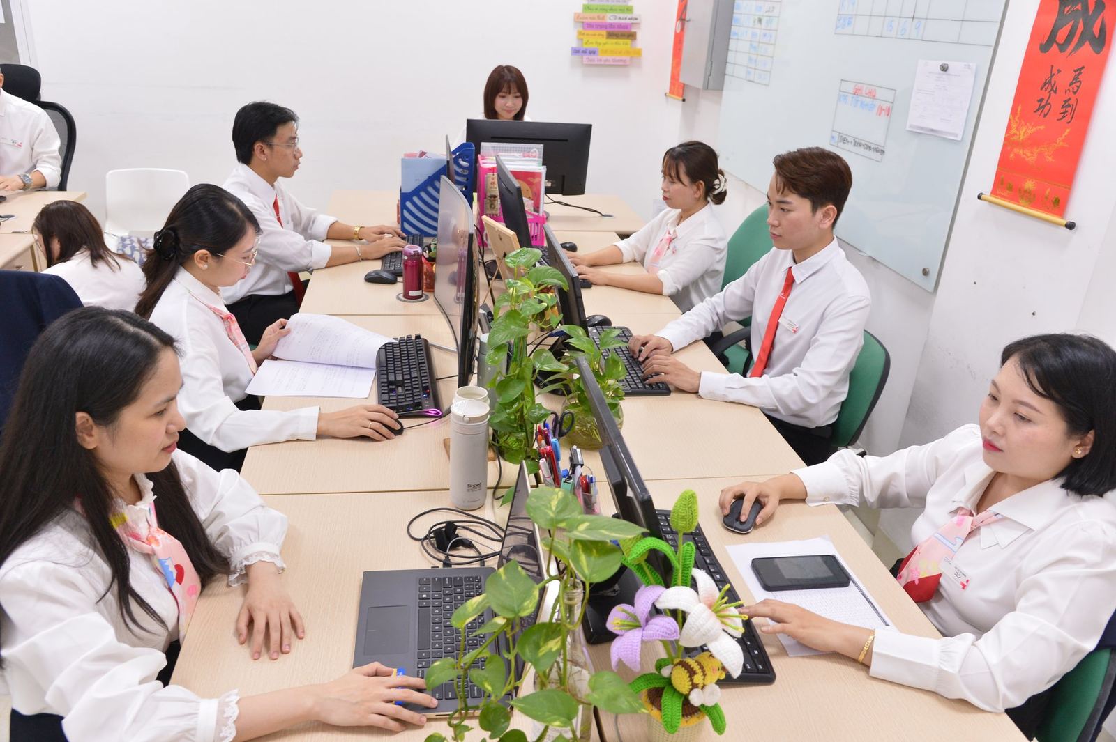 Học viên thực hành kỹ năng tin học tại NOZOMI